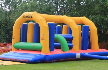 Inflatable assault course