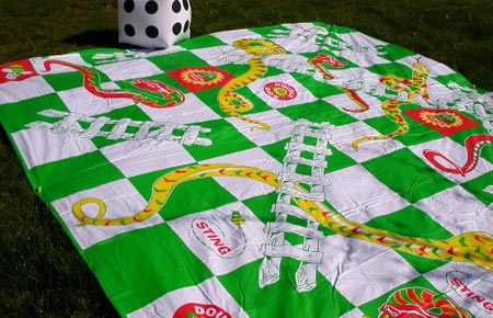 Giant snakes and ladders
