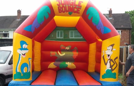Jungle bouncy castle