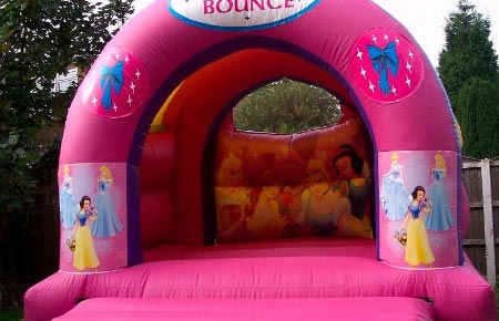 Large princess bouncy castle